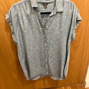 Eddie Bauer Denim Button Down